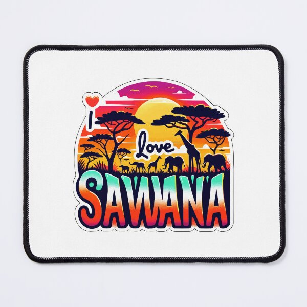 Item preview, Savanna Love: Sunset and Wildlife Adventure designed and sold by Dinsigne.