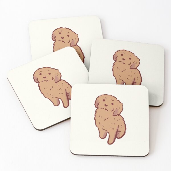 Item preview, Golden doodle puppy drawing  designed and sold by Mayarart.