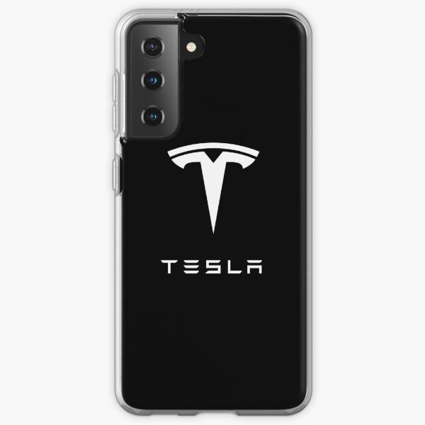 TESLA - White Samsung Galaxy Soft Case