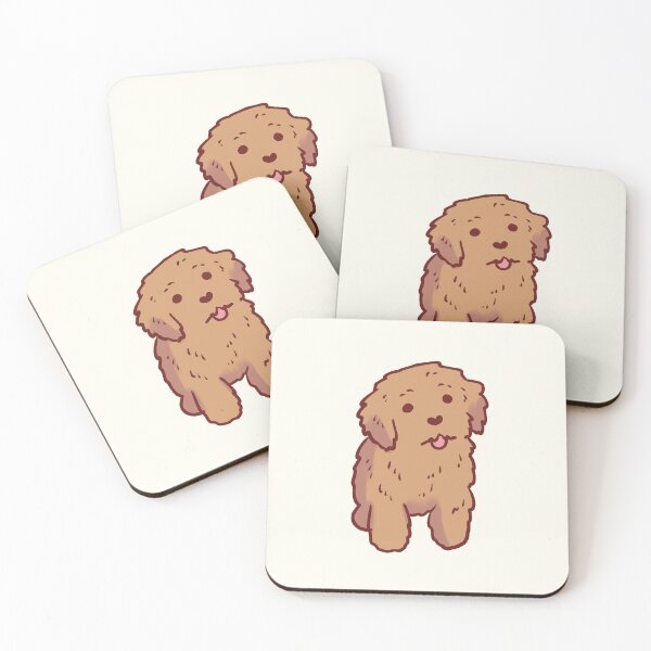 Item preview, Golden doodle puppy drawing  designed and sold by Mayarart.