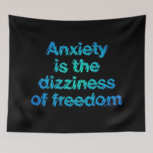 Item preview, Anxiety is the dizziness of freedom v.5 designed and sold by x1brett.