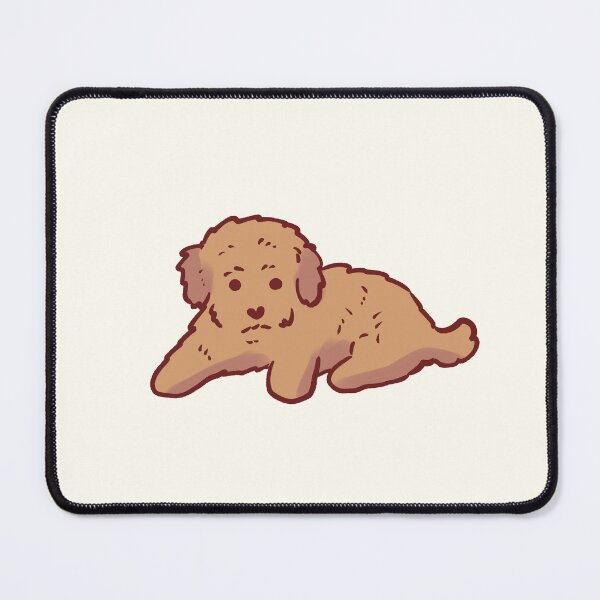 Item preview, Golden doodle puppy illustration designed and sold by Mayarart.