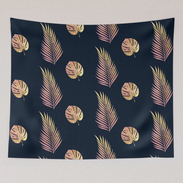 Item preview, pink-gold leaves two pieces pack designed and sold by EmeraldeaArt.