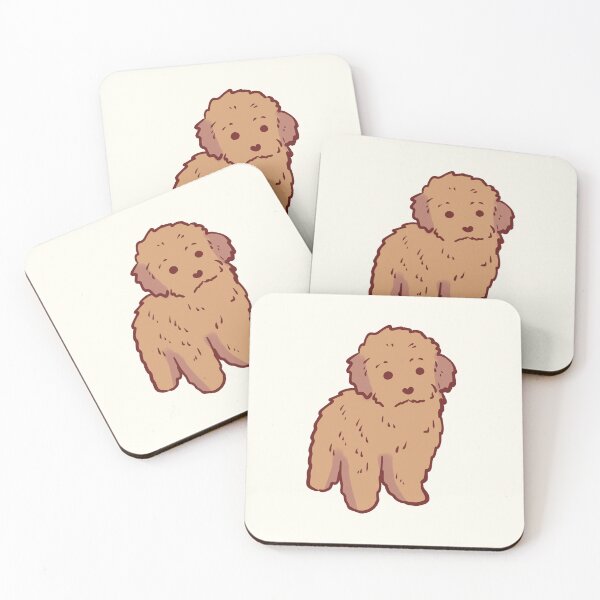 Item preview, Golden doodle puppy illustration  designed and sold by Mayarart.