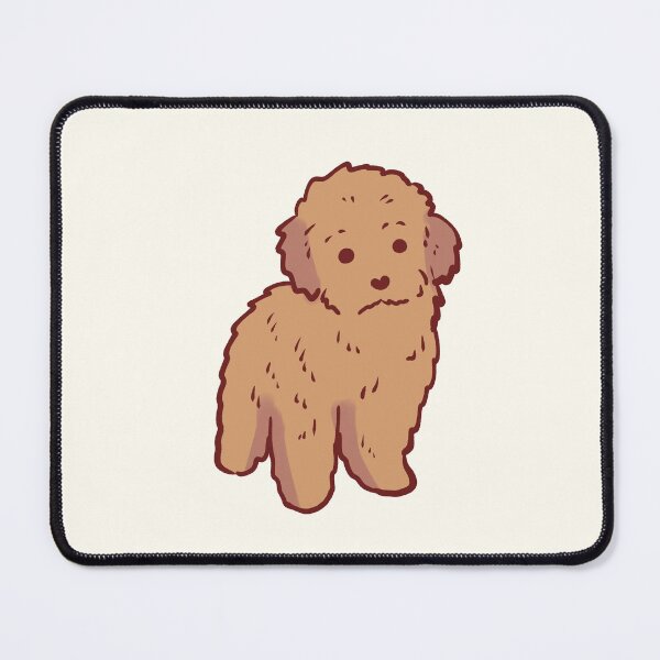 Item preview, Golden doodle puppy illustration designed and sold by Mayarart.