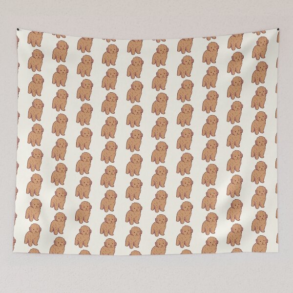 Item preview, Golden doodle puppy illustration  designed and sold by Mayarart.