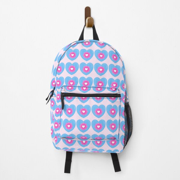 Item preview, 90s pink and blue heart shaped eraser with a flower designed and sold by prntsystm.