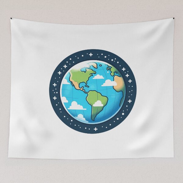 Item preview, Flat Earth Fiesta designed and sold by Astral-Artisan.