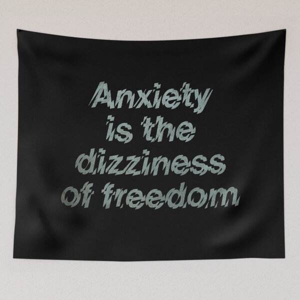 Item preview, Anxiety is the dizziness of freedom v.7 designed and sold by x1brett.