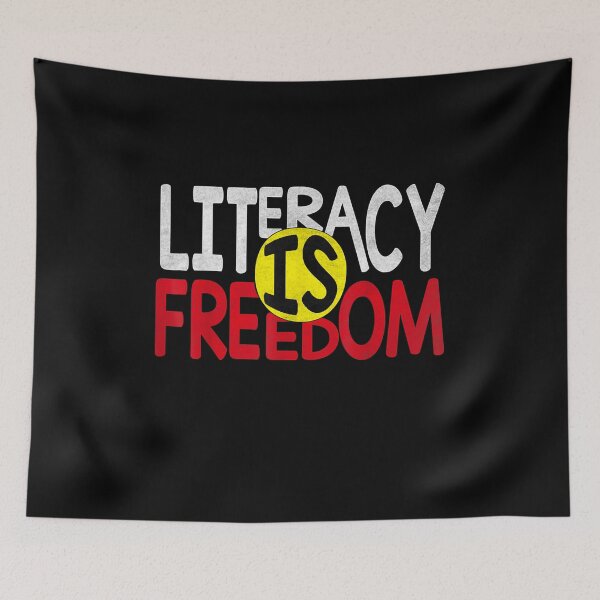 Item preview, Literacy Is Freedom designed and sold by BanBay.