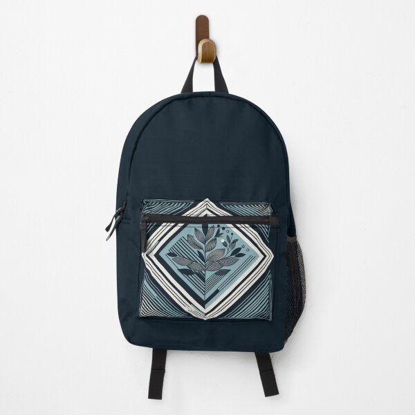Item preview, Modern Chic Geometric Floral Pattern with Leaves Motif designed and sold by Gaborai.
