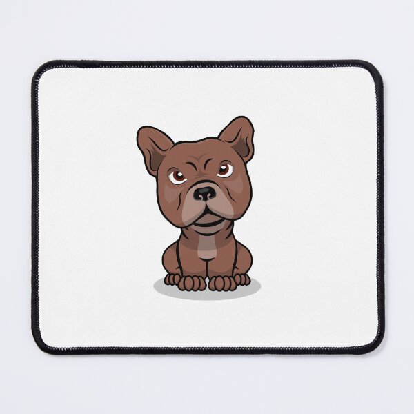 Item preview, Curious Pitbull Cartoon designed and sold by wolfkin-design.