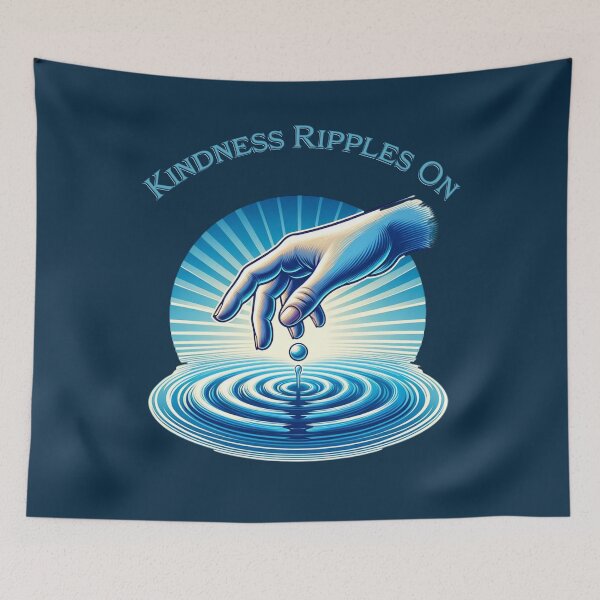 Item preview, Keep Reaching Out Your Hand - Kindness ripples on designed and sold by JansenGS.