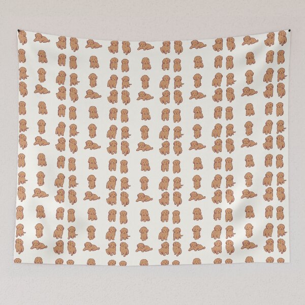 Item preview, Golden doodle puppy illustration pack  designed and sold by Mayarart.