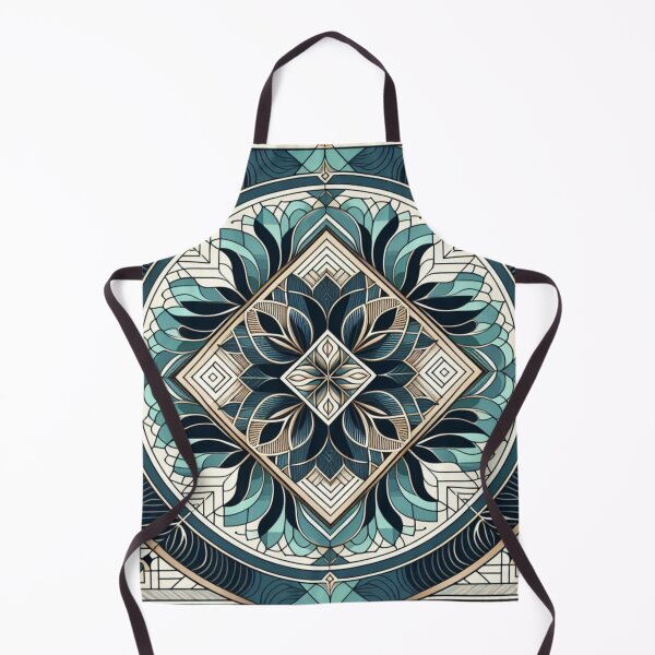 Aperçu de l'œuvre Motif géométrique et floral vintage chic créée et vendue par Gaborai.