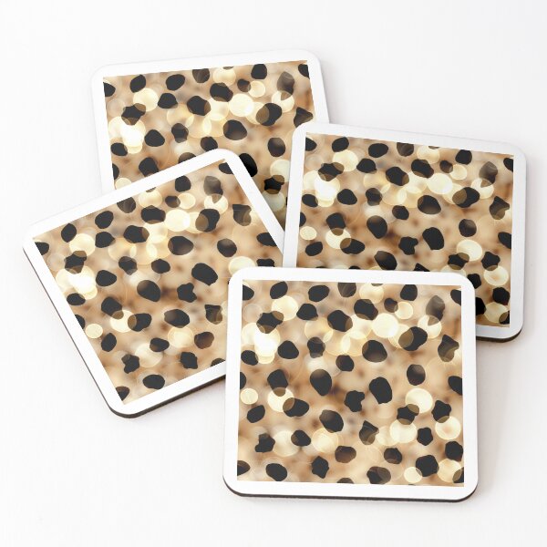 Item preview, Ethereal Golden Bokeh on Cheetah Print - luxury - gold - shiny designed and sold by PICbyFemke.