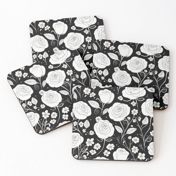 Item preview, White Roses Pattern Classic T-Shirt designed and sold by Uday24.
