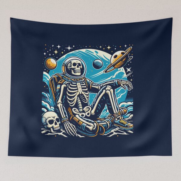 Item preview, Skeleton Astronaut Exploration designed and sold by Astral-Artisan.