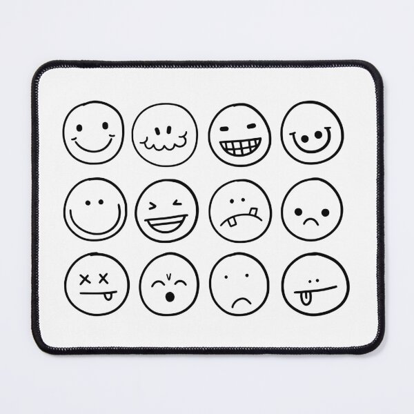 Item preview, simple smiley face smiling emotions emoji whats app naughty pleasure tongue vector graphics good mood emoticon t shirts designed and sold by gulnaz797.