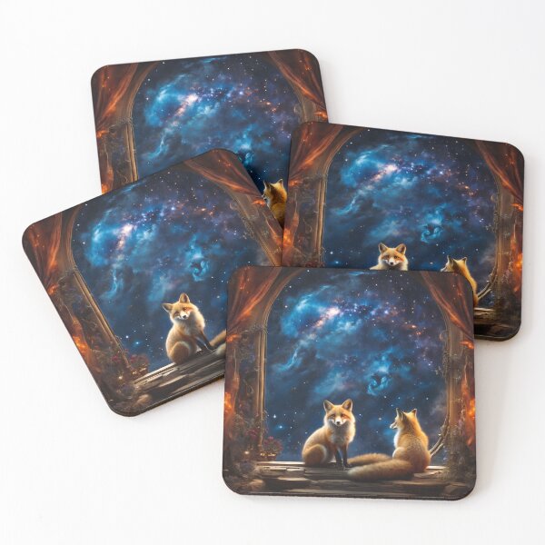 Item preview, Space Foxes designed and sold by GOODARTENOON.