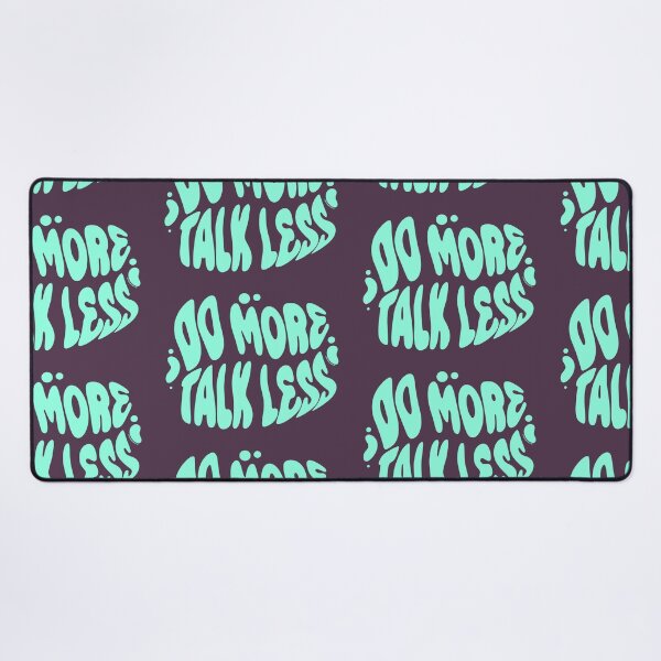 Item preview, Do More Talk Less | 60s Psy Lettering designed and sold by monkeybusiness.pt.