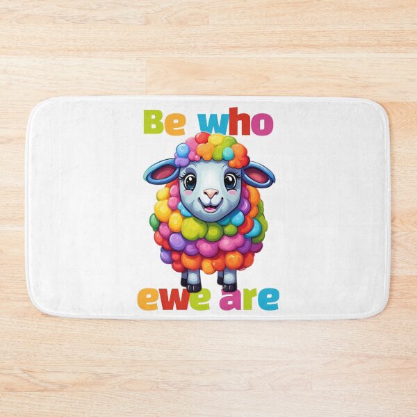 Item preview, Be who ewe are Rainbow Sheep  designed and sold by Ricaso.