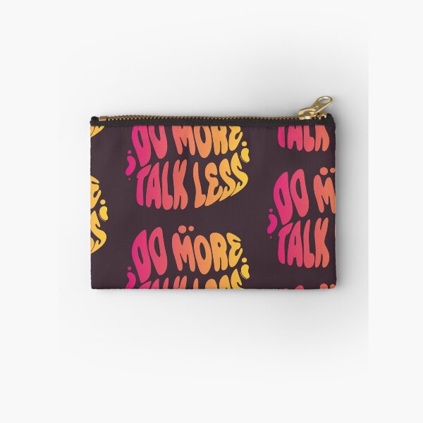 Item preview, Do More Talk Less | 60s Psy Lettering designed and sold by monkeybusiness.pt.