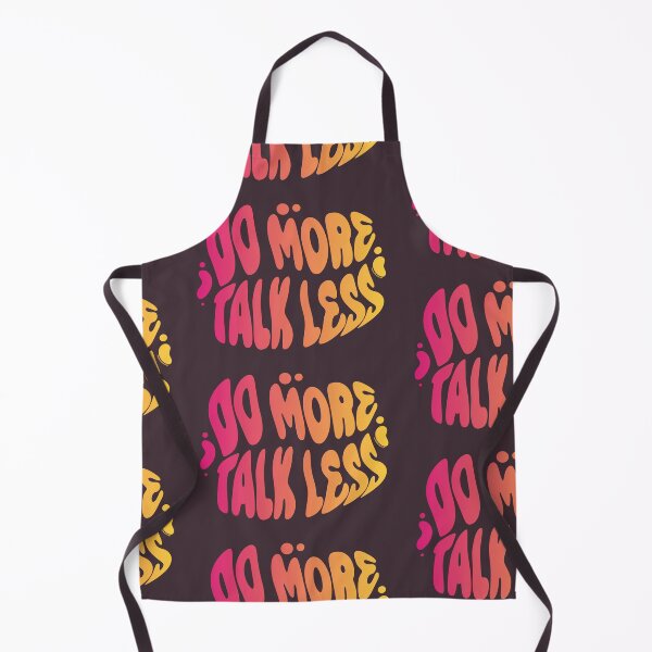 Item preview, Do More Talk Less | 60s Psy Lettering designed and sold by monkeybusiness.pt.