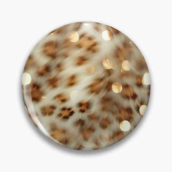 Item preview, Glowing Bokeh Over Animal Print Mystery - luxury - gold - shiny designed and sold by PICbyFemke.