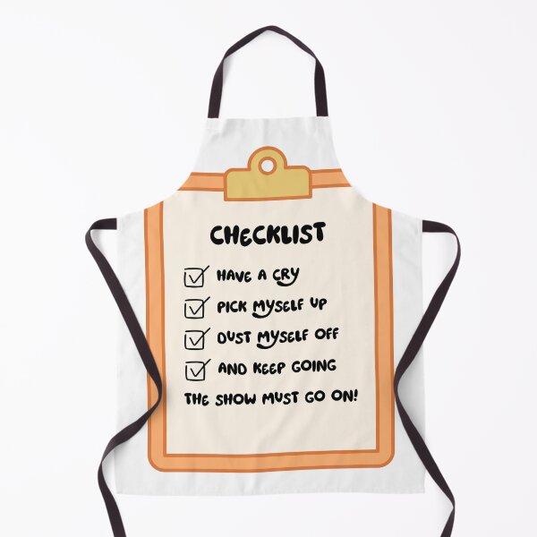 Item preview, The show must go on checklist designed and sold by LisaTrincaArt.