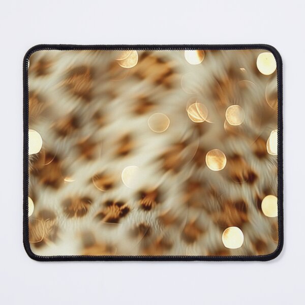 Item preview, Glowing Bokeh Over Animal Print Mystery - luxury - gold - shiny designed and sold by PICbyFemke.