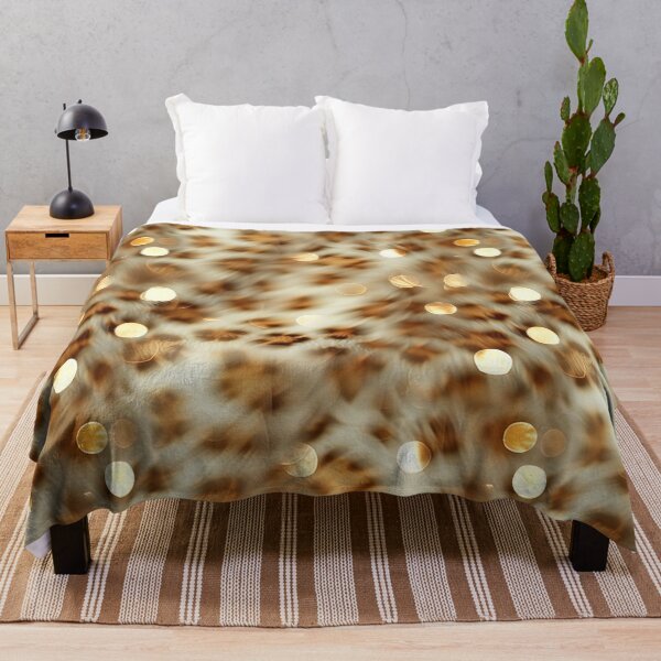 Item preview, Glowing Bokeh Over Animal Print Mystery - luxury - gold - shiny designed and sold by PICbyFemke.