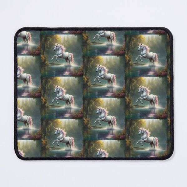Item preview, Unicorn jumping over a lake designed and sold by rupalhira.