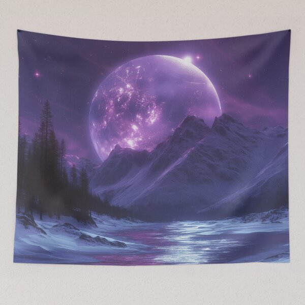 Item preview, Cosmic Serenity Galaxy View designed and sold by Catloaf Art.