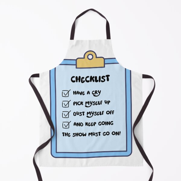Item preview, The show must go on checklist designed and sold by LisaTrincaArt.