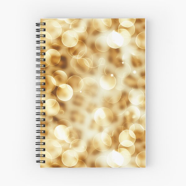 Item preview, Leopard Print Obscured by Luminous Bokeh - luxury - gold - shiny designed and sold by PICbyFemke.