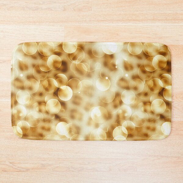 Item preview, Leopard Print Obscured by Luminous Bokeh - luxury - gold - shiny designed and sold by PICbyFemke.