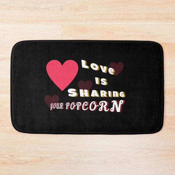 Item preview, Love is sharing with popcorn customized  designed and sold by theparkfact0.