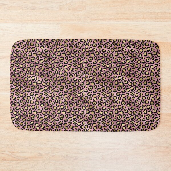 Item preview, Rosegold leopard pattern designed and sold by EmeraldeaArt.