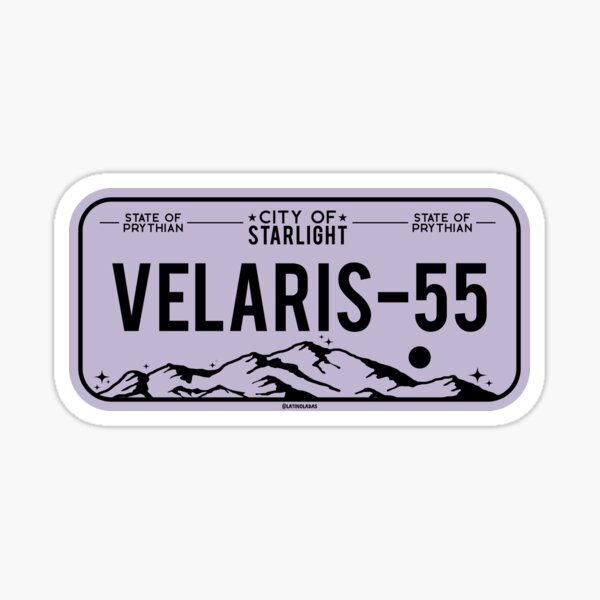 Item preview, Velaris Purple Acotar Car Plate / Acotar Gifts Romance Books Bookworm Rhysand Feyre Feysand Sarah J Maas Night Court Suriel Romantasy Tbr designed and sold by Latinoladas.