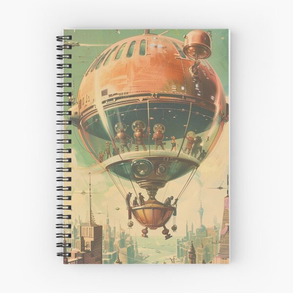 Aperçu de l'œuvre Ballon du futur rétro créée et vendue par RetroFutureee.