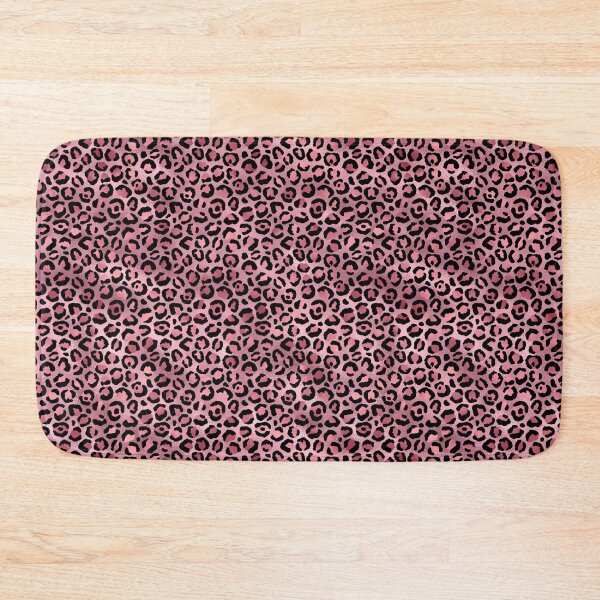 Item preview, Rosegold pinky love leopard pattern designed and sold by EmeraldeaArt.
