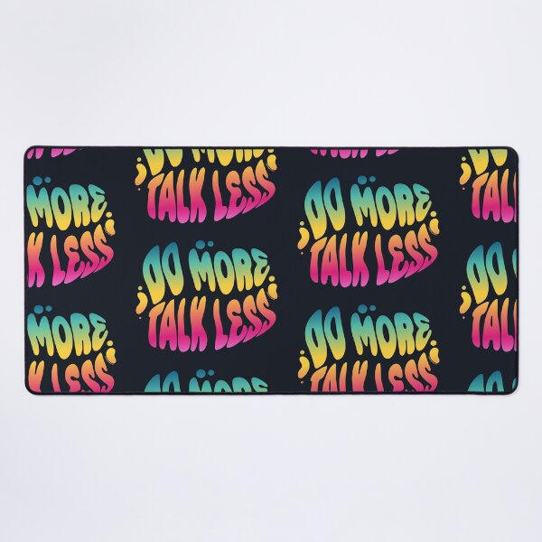 Item preview, Do More Talk Less | 60s Psy Lettering designed and sold by monkeybusiness.pt.