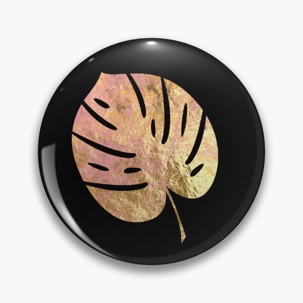 Item preview, Rosegold Monstera leaf designed and sold by EmeraldeaArt.
