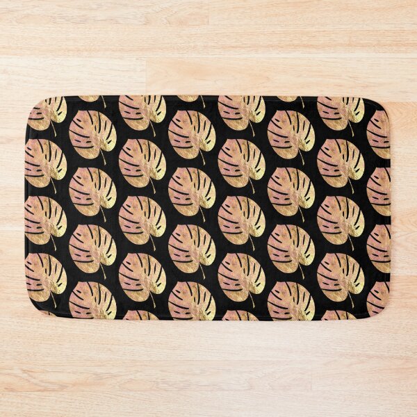 Item preview, Rosegold Monstera leaf designed and sold by EmeraldeaArt.