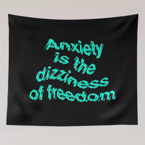 Item preview, Anxiety is the dizziness of freedom b v.1 designed and sold by x1brett.