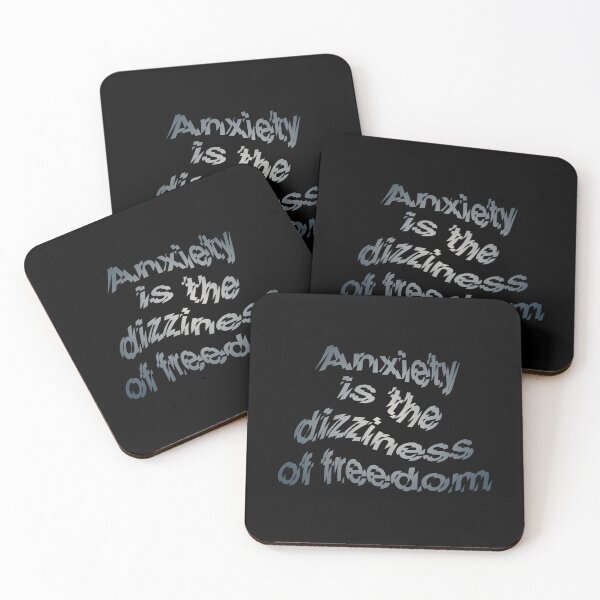 Item preview, Anxiety is the dizziness of freedom b v.2 designed and sold by x1brett.