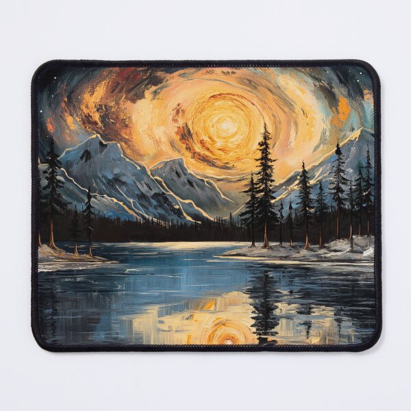 Item preview, Serene Astral Vortex Landscape designed and sold by Catloaf Art.