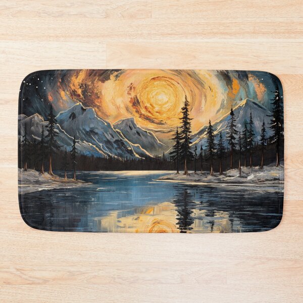Item preview, Serene Astral Vortex Landscape designed and sold by Catloaf Art.