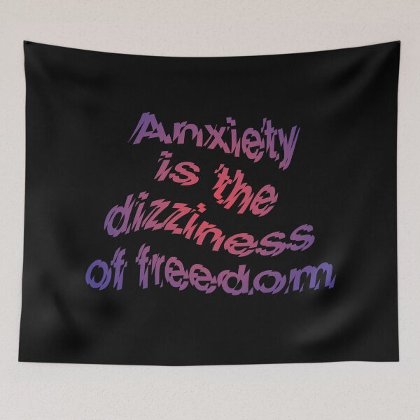 Item preview, Anxiety is the dizziness of freedom b v.3 designed and sold by x1brett.